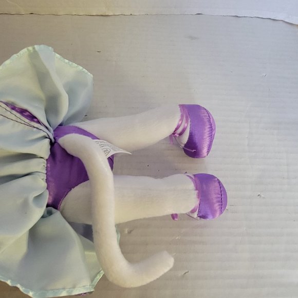 Large Angelina Ballerina Girl Plush American Purple Dress Doll Sababa Toy Ballet - Picture 10 of 15